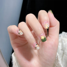 Load image into Gallery viewer, 24pcs/set Multicolor Cute Nail Patches Fake Nail Pieces Removable Fake Nails Extension Nail Art Accessories
