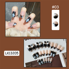 Load image into Gallery viewer, 24pcs/set Multicolor Cute Nail Patches Fake Nail Pieces Removable Fake Nails Extension Nail Art Accessories
