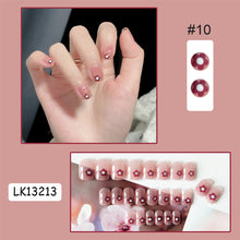Load image into Gallery viewer, 24pcs/set Multicolor Cute Nail Patches Fake Nail Pieces Removable Fake Nails Extension Nail Art Accessories
