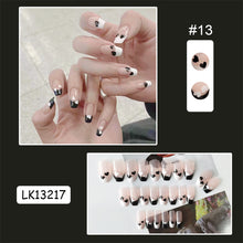 Load image into Gallery viewer, 24pcs/set Multicolor Cute Nail Patches Fake Nail Pieces Removable Fake Nails Extension Nail Art Accessories
