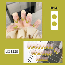 Load image into Gallery viewer, 24pcs/set Multicolor Cute Nail Patches Fake Nail Pieces Removable Fake Nails Extension Nail Art Accessories

