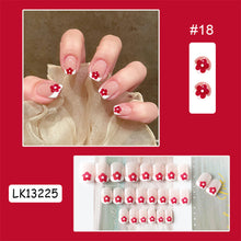 Load image into Gallery viewer, 24pcs/set Multicolor Cute Nail Patches Fake Nail Pieces Removable Fake Nails Extension Nail Art Accessories

