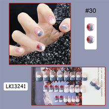 Load image into Gallery viewer, 24pcs/set Multicolor Cute Nail Patches Fake Nail Pieces Removable Fake Nails Extension Nail Art Accessories
