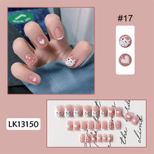 Load image into Gallery viewer, 24pcs/set Fashion Multicolor Nail Patches Fake Nail Pieces Removable Fake Nails Nail Art Accessories
