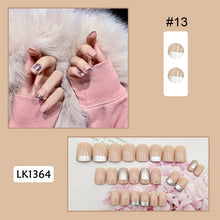 Load image into Gallery viewer, 24pcs/set Multicolor Nail Pieces Fake Nail Patches Removable Fake Nails Extension Nail Art Accessories
