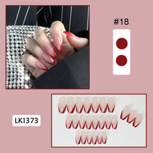 Load image into Gallery viewer, 24pcs/set Multicolor Nail Pieces Fake Nail Patches Removable Fake Nails Extension Nail Art Accessories
