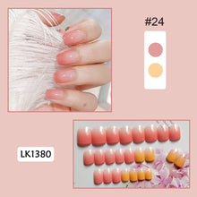 Load image into Gallery viewer, 24pcs/set Multicolor Nail Pieces Fake Nail Patches Removable Fake Nails Extension Nail Art Accessories
