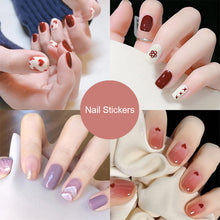 Load image into Gallery viewer, 24pcs/set Glossy Nail Pieces Multicolor Fake Nail Patches Removable Fake Nails Extension Nail Art Accessories
