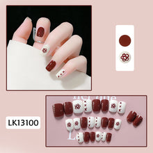 Load image into Gallery viewer, 24pcs/set Glossy Nail Pieces Multicolor Fake Nail Patches Removable Fake Nails Extension Nail Art Accessories
