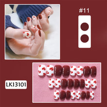 Load image into Gallery viewer, 24pcs/set Glossy Nail Pieces Multicolor Fake Nail Patches Removable Fake Nails Extension Nail Art Accessories
