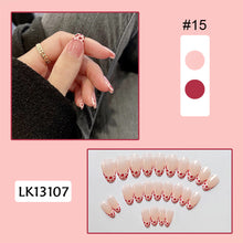 Load image into Gallery viewer, 24pcs/set Glossy Nail Pieces Multicolor Fake Nail Patches Removable Fake Nails Extension Nail Art Accessories
