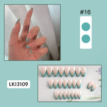 Load image into Gallery viewer, 24pcs/set Glossy Nail Pieces Multicolor Fake Nail Patches Removable Fake Nails Extension Nail Art Accessories
