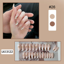 Load image into Gallery viewer, 24pcs/set Glossy Nail Pieces Multicolor Fake Nail Patches Removable Fake Nails Extension Nail Art Accessories

