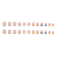 Load image into Gallery viewer, 24pcs/set Fashion Multicolor Nail Pieces Cute Fake Nail Patches Removable Fake Nails Extensions Nail Art Accessories
