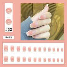 Load image into Gallery viewer, 24pcs/set Fashion Multicolor Nail Pieces Cute Fake Nail Patches Removable Fake Nails Extensions Nail Art Accessories
