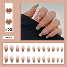 Load image into Gallery viewer, 24pcs/set Small Fresh Nail Patches Multicolor Nail Pieces Removable Fake Nails Extensions Nail Art Accessories
