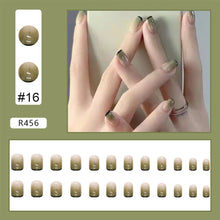 Load image into Gallery viewer, 24pcs/set Small Fresh Nail Patches Multicolor Nail Pieces Removable Fake Nails Extensions Nail Art Accessories
