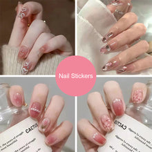 Load image into Gallery viewer, 24pcs/set Fashion Nail Patches Multicolor Nail Pieces Removable Fake Nails Extensions Nail Art Accessories
