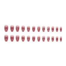 Load image into Gallery viewer, 24pcs/set Fashion Nail Patches Multicolor Nail Pieces Removable Fake Nails Extensions Nail Art Accessories
