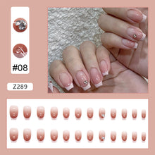 Load image into Gallery viewer, 24pcs/set Nail Patches Popular Multicolor Nail Pieces Removable Fake Nails Extensions Nail Art Accessories
