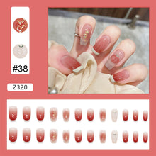 Load image into Gallery viewer, 24pcs/set Nail Patches Popular Multicolor Nail Pieces Removable Fake Nails Extensions Nail Art Accessories
