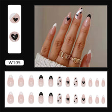 Load image into Gallery viewer, 24pcs/set Nail Pieces Personalized Exaggerated Nail Patch Removable Fake Nails Extensions Nail Art Accessories
