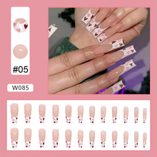 Load image into Gallery viewer, 24pcs/set Nail Pieces Personalized Exaggerated Nail Patch Removable Fake Nails Extensions Nail Art Accessories
