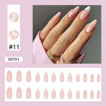 Load image into Gallery viewer, 24pcs/set Nail Pieces Personalized Exaggerated Nail Patch Removable Fake Nails Extensions Nail Art Accessories
