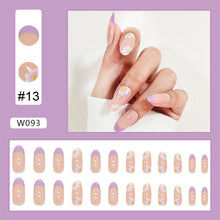 Load image into Gallery viewer, 24pcs/set Nail Pieces Personalized Exaggerated Nail Patch Removable Fake Nails Extensions Nail Art Accessories
