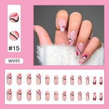 Load image into Gallery viewer, 24pcs/set Nail Pieces Personalized Exaggerated Nail Patch Removable Fake Nails Extensions Nail Art Accessories
