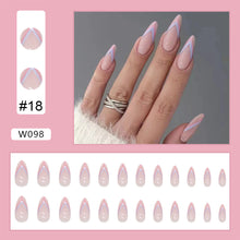 Load image into Gallery viewer, 24pcs/set Nail Pieces Personalized Exaggerated Nail Patch Removable Fake Nails Extensions Nail Art Accessories
