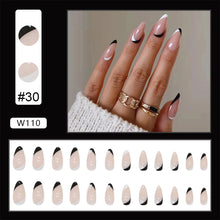 Load image into Gallery viewer, 24pcs/set Nail Pieces Personalized Exaggerated Nail Patch Removable Fake Nails Extensions Nail Art Accessories

