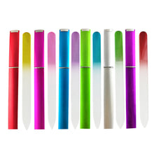 Load image into Gallery viewer, Frosted Glass Nail File Colored Crystal Glass Nail File Polishing Strip Manicure Polishing Tools Nail Art Accessories
