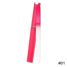 Load image into Gallery viewer, Frosted Glass Nail File Colored Crystal Glass Nail File Polishing Strip Manicure Polishing Tools Nail Art Accessories
