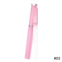 Load image into Gallery viewer, Frosted Glass Nail File Colored Crystal Glass Nail File Polishing Strip Manicure Polishing Tools Nail Art Accessories
