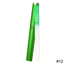 Load image into Gallery viewer, Frosted Glass Nail File Colored Crystal Glass Nail File Polishing Strip Manicure Polishing Tools Nail Art Accessories

