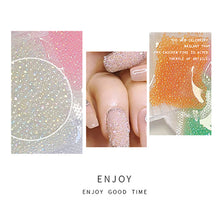 Load image into Gallery viewer, Nail Art Symphony Mermaid Bead Glass Bead Nail Art Jewelry Multicolor Crystal Beads Nail Stickers Nail Decoration Beads
