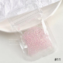 Load image into Gallery viewer, Nail Art Symphony Mermaid Bead Glass Bead Nail Art Jewelry Multicolor Crystal Beads Nail Stickers Nail Decoration Beads
