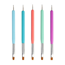 Load image into Gallery viewer, Dual-ended Nail Pen Dual-purpose Nail Paint Pen Spot Drill Pen Manicure Draw Paint Pen Nail Art Tools
