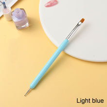 Load image into Gallery viewer, Dual-ended Nail Pen Dual-purpose Nail Paint Pen Spot Drill Pen Manicure Draw Paint Pen Nail Art Tools
