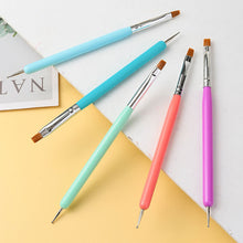 Load image into Gallery viewer, Dual-ended Nail Pen Dual-purpose Nail Paint Pen Spot Drill Pen Manicure Draw Paint Pen Nail Art Tools
