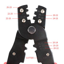 Load image into Gallery viewer, 4 in 1 Multi-functional Professional Crimping Pliers Wire Cable Crimper HS-202B Cutter Pliers Terminal Pliers Tool HS-202D Hand Crimping Tool Portable
