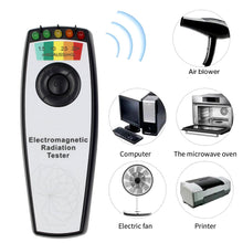 Load image into Gallery viewer, Portable Handheld 5 LED EMF Gauss Meter KII K2 Electromagnetic Radiation Detectors Gauss Detector EMF Magnetic Field Detector
