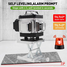 Load image into Gallery viewer, 4D 16 Lines Laser Level 360° Self-Leveling Horizontal Vertical Cross Green Light Laser Level Measure Laser Beam Lines
