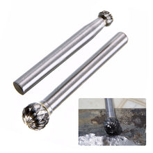 Load image into Gallery viewer, 8Pcs/Set Of 6mm To 12mm Carbide Burr Drill Bits For Cnc Engraving 1/4" Rotary Cutter Lime W/ Box
