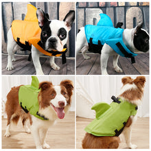 Load image into Gallery viewer, XS-XXL Summer Dog Life Vest Pet Shark Life Jacket Dog Clothes Dog Safety Swimwear Safety Swimming Suit For Small Medium Large Dog
