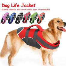 Load image into Gallery viewer, Summer Reflective Pet Dog Life Jacket Safety Vest Dog Clothes Dog Swimsuit for Small Medium Dogs French Bulldog
