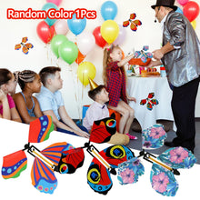 Load image into Gallery viewer, 1Pc Magic Butterfly Wind Up Rubber Band Flying Butterfly Party Magic Trick Toy Magic Props Magic Tricks For Kids Surprise Gifts
