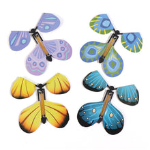 Load image into Gallery viewer, 1Pc Magic Butterfly Wind Up Rubber Band Flying Butterfly Party Magic Trick Toy Magic Props Magic Tricks For Kids Surprise Gifts
