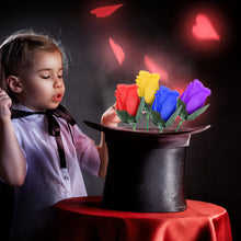 Load image into Gallery viewer, 1PC Torch To Flower Torch To Rose Fire Magic Trick Flame Appearing Flower Professional Magician Bar Street Illusion Gimmick Props
